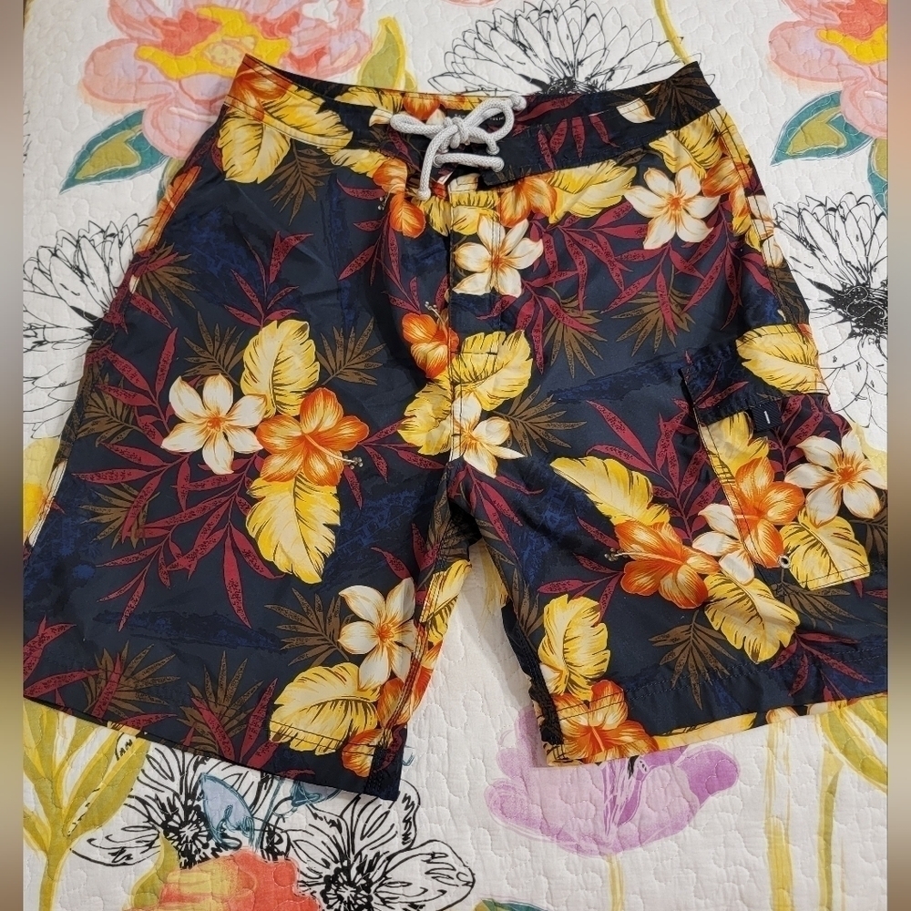 Banana Republic Men's Floral Swim Shorts